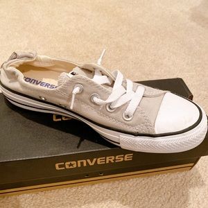 Grey slip on Converse